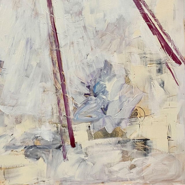Contemporary Abstract Mixed Media on Canvas "Home" by Paul Landauer For Sale - Image 6 of 9