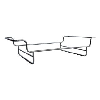 Vintage Swedish Chrome Bed Frame by Bruno Mathsson, 1970s For Sale