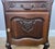 Vintage French Louis XVI Oak Bedside Table For Sale - Image 5 of 11