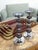 Candleholders on Steel Frame with Wooden Spheres, Set of 2 For Sale - Image 4 of 11