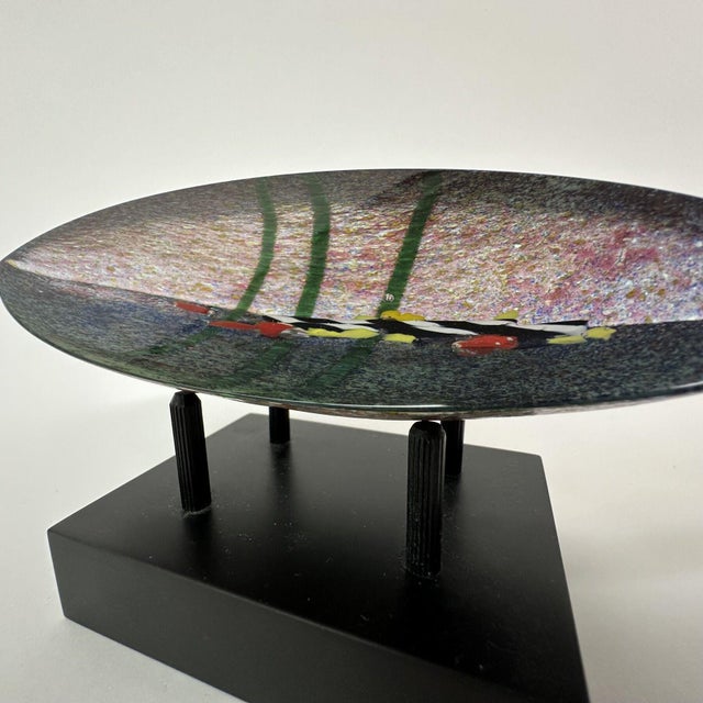 Glass Boat Sculpture by Bertil Vallien for Kosta Boda For Sale - Image 9 of 18