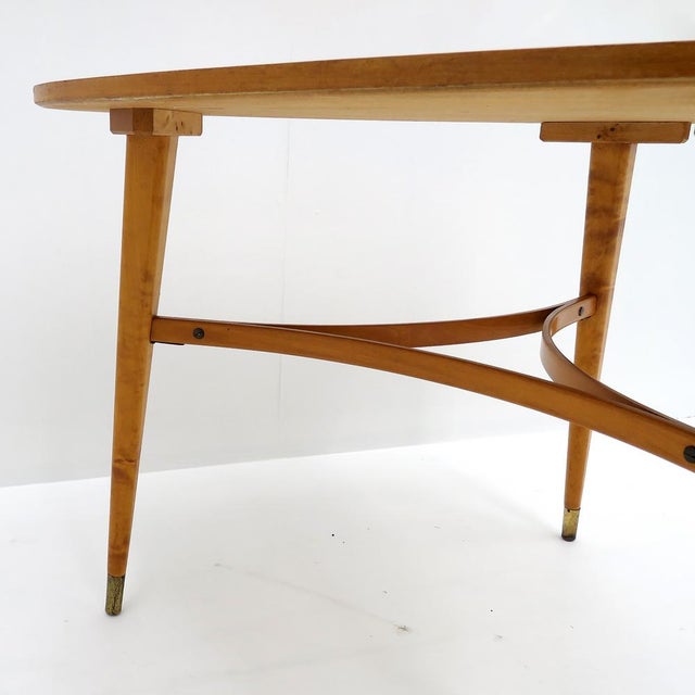 Chocolate Swedish Midcentury Modern Coffee, 1950 For Sale - Image 8 of 9