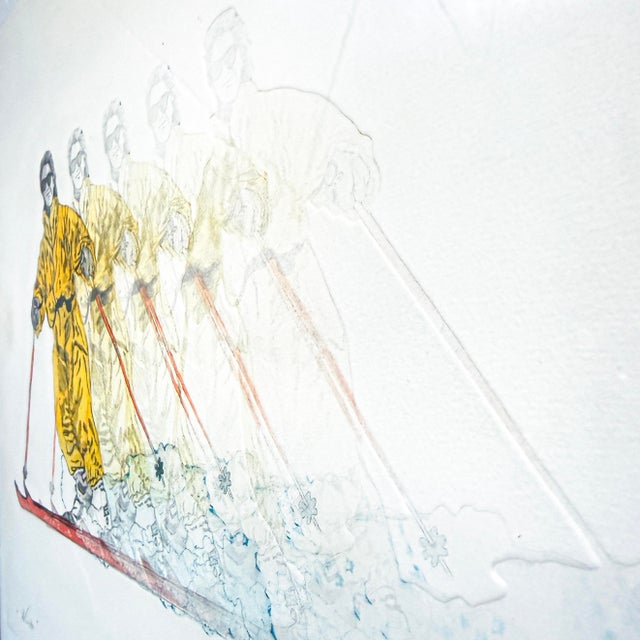 Leentje Linders, Winter, 1989, Relief Print For Sale - Image 4 of 11