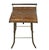 Renaissance Matthew Izzo Home Seelbach Antique Brass and Tufted Leather Barstool For Sale - Image 3 of 6