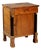 Empire Walnut Bedside Table For Sale