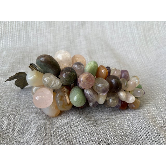 Gemstone Natural Polished Gemstone Grape Cluster For Sale - Image 7 of 12