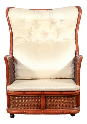 Vintage Wicker Armchair, 1980s