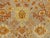Antique Oushak Carpet, Handmade Oriental Rug, Soft Saffron Light Gray Light Blue For Sale - Image 9 of 18