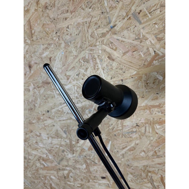Silver Vintage Space Age Floor Lamp in Metal, 1960s For Sale - Image 8 of 16