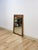 Vintage MCM Walnut Wood Mirror, Bowtie Detail Rectangle Wall Mirror Mid Century For Sale - Image 4 of 8