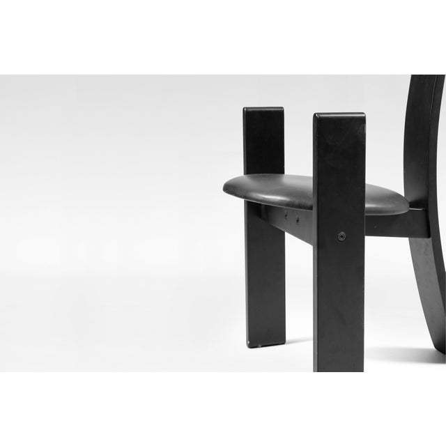 Wood SD51 Golem Chairs by Vico Magistretti for Poggi, Italy, 1968, Set of 6 For Sale - Image 7 of 8