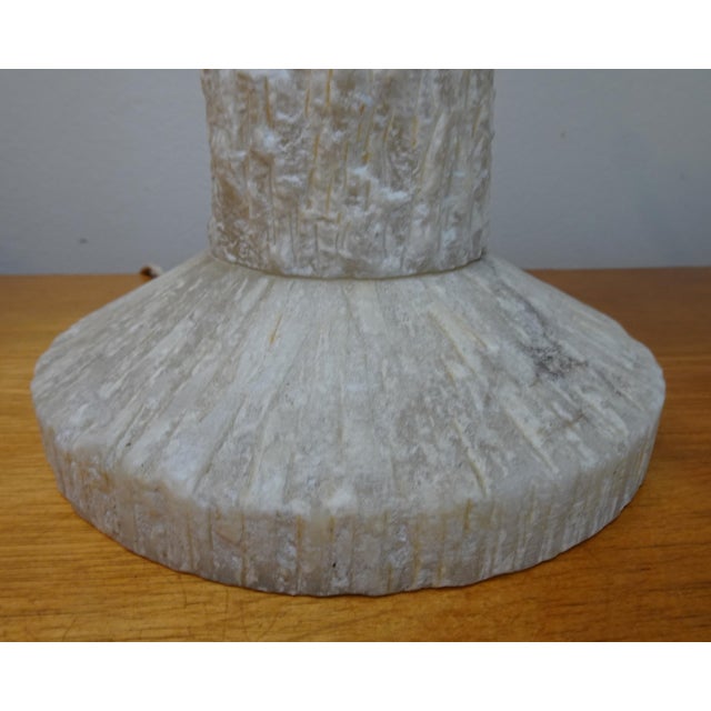 Large Vintage Alabaster Table Lamp, Spain, 1950s For Sale - Image 17 of 18