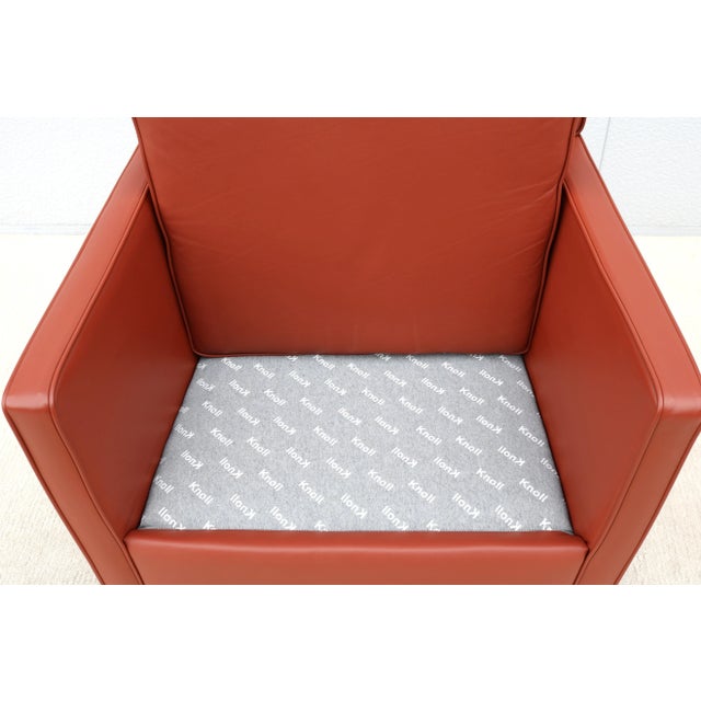 Mid-Century Modern Ludwig Mies Van Der Rohe for Knoll Krefeld Brown Lounge Chair For Sale - Image 11 of 12