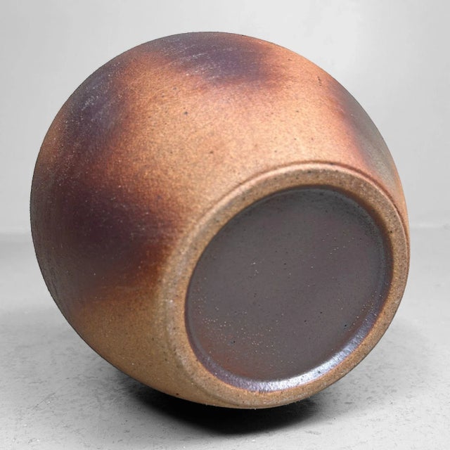 Shigaraki Ikebana Flower Vase by Meizan, 1970s For Sale - Image 10 of 11