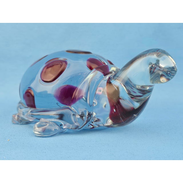 20th Century Murano Glass Turtle Sculpture attributed to Vincenzo Nason, 1960s For Sale - Image 9 of 18