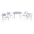 1960s Mid-Century Modern Wrought Iron Patio Set For Sale