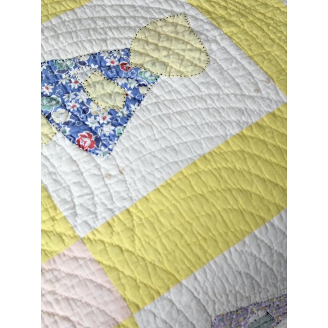 Vintage Sunbonnet Sue Quilt For Sale - Image 9 of 12