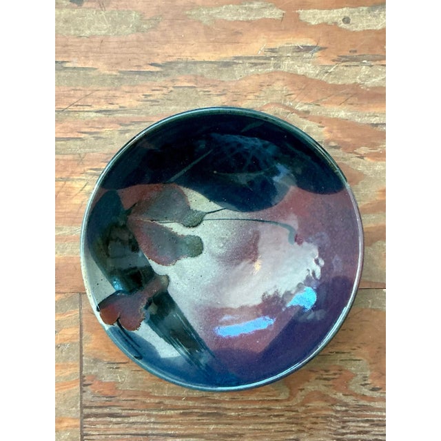 Vintage Boho Studio Pottery Bowl For Sale - Image 4 of 8