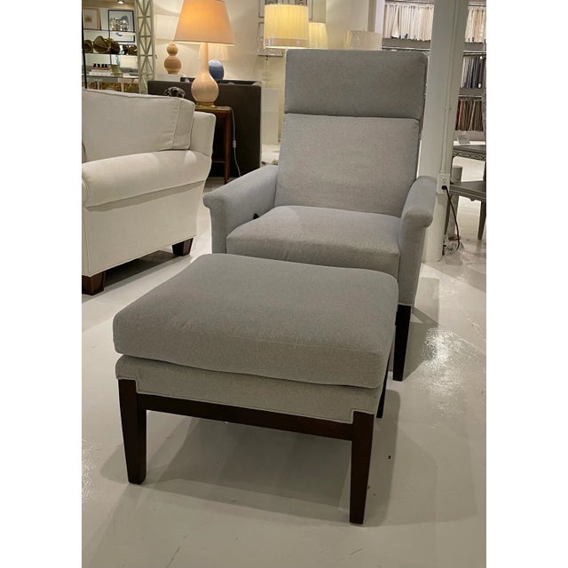 Anderson Recliner Chair and Anderson Ottoman - Showroom New - Designed by Susan Hable, the Anderson offers a handsome...