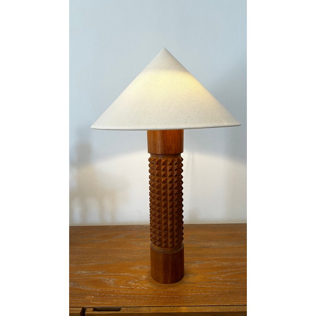 Vintage Brutalist Lamp, Belgium, 1960 For Sale - Image 4 of 8