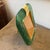 Barovier & Toso A Barovier Style Art Deco Green Murano Glass and Brass Italian Picture Frame For Sale - Image 4 of 11