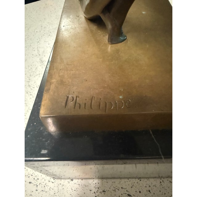 1930s Paul Philippe Art Deco Bronze Sculpture 3 Dancers 18x18 For Sale - Image 12 of 12
