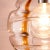 Italian Globe Pendant Lamp in Murano Glass and Leather by Ludovico Diaz De Sentillana for Targetti, 1960s For Sale - Image 6 of 10
