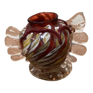 Antique Stevens & Williams Stourbridge Art Glass Blown Vase Circa 1880