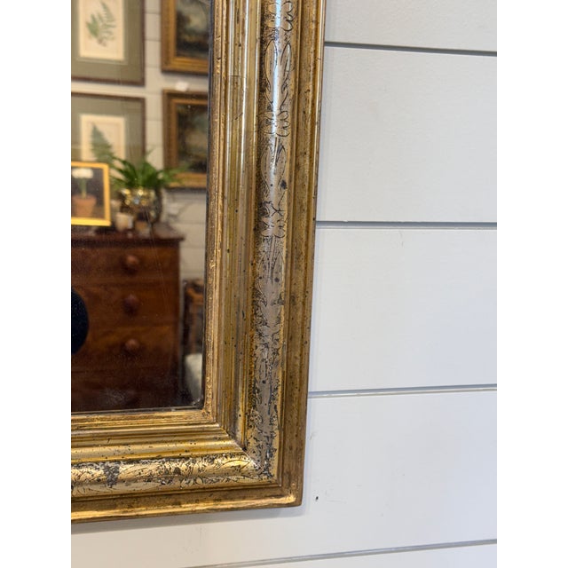 Gold 19th Century Louis Phillipe Mirror For Sale - Image 8 of 10