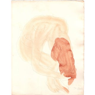 Rodin, La seconde a une abondante chevelure\., Nude, Original Lithograph, 1902 For Sale