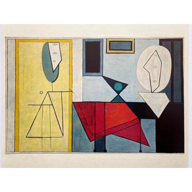 Pablo Picasso Vintage 1964 Modernist Lithograph Print 