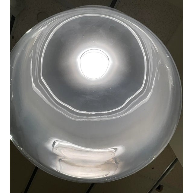 2020s Revelation Modern Hand Blow Ombré Glass Opalescence Pendant Lights Pair For Sale - Image 5 of 5