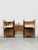 1970s Italian Midcentury Design Modular Teak Webbing Wall Unit Cabinet Wandkast, 1970s For Sale - Image 5 of 10