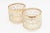 Mid-Century Modern Vintage Imperial Glass Ice Buckets With 22 Carat Gold Plated Trellis Shoji Greek Key Overlay Pair Of For Sale - Image 3 of 13