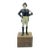 Vintage Female Equestrian Horse Jockey Bookend Statue 13” For Sale