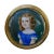 Metal Biedermeier Gilt 750 Box with Portrait of Little Girl, Vienna, 1828 For Sale - Image 7 of 7