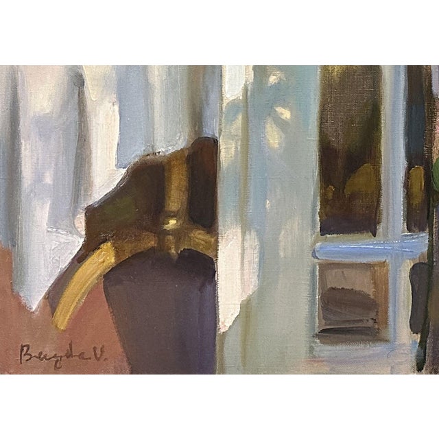 Valery Baida, Lilac time, oil on canvas, size: 60 x 70 cm, year of 2022