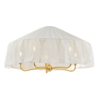 Mitzi Shivonne 34 in. 5 Light Pendant in Aged Brass Finish For Sale