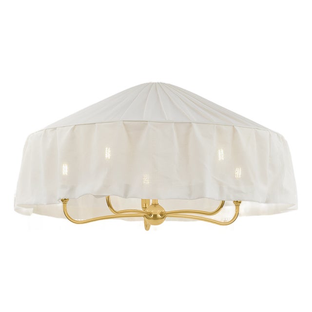 Mitzi Shivonne 34 in. 5 Light Pendant in Aged Brass Finish For Sale