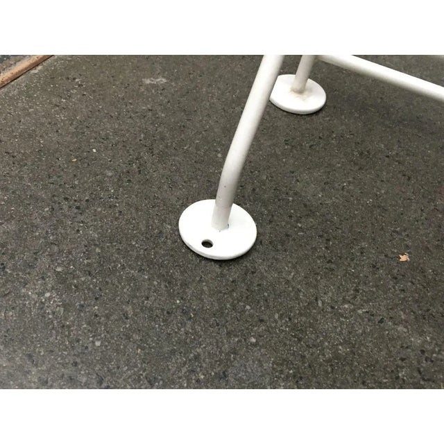 Mid-Century Modern Minimalist Coat Metal Rack, 1960s For Sale - Image 12 of 18