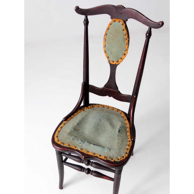 Antique Victorian Aesthetic Movement Side Chair For Sale - Image 13 of 16