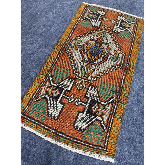 Early 21st Century Turkish Yastik Rug 1'7" x 3'3" For Sale - Image 5 of 5