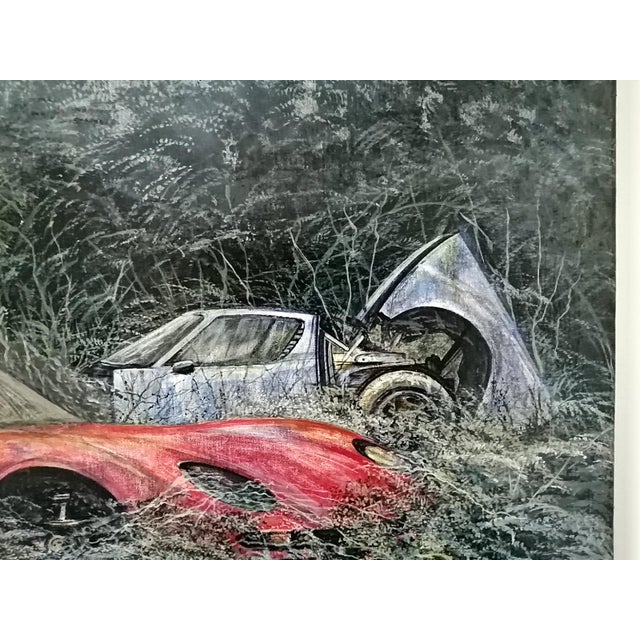 André Ferrand. Acrylic on canvas/stretched frame. The 3 Fallen Queens. 2015 This intriguing work depicts a landscape where...