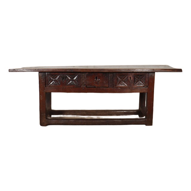 Antique Spanish Side Table For Sale