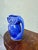 Japanese 1970s Cobalt Blue Tucan Pitcher For Sale - Image 3 of 7