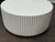 Modern Williams Sonoma Tropea Fluted Round Coffee Table For Sale - Image 3 of 12