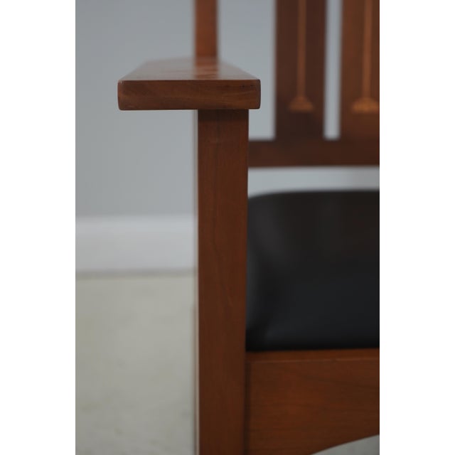 Stickley Mission Cherry Harvey Ellis Rocker Rocking Chair For Sale - Image 13 of 18