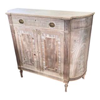 19th Century French Bleached Mahogany Louis XVI Buffet For Sale