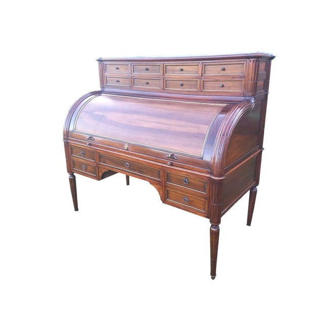 Louis XVI Cylinder Desk, 1820 For Sale - Image 15 of 17