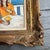 Folk Art 1960’s Original Folk Art Paris School Style Female Portrait / Seascape Painting Fancy French Frame For Sale - Image 3 of 6